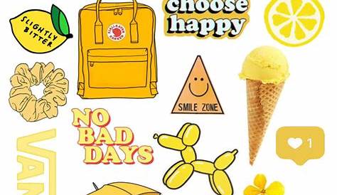 Stickers Tumblr Yellow Sunny Honey Aesthetic