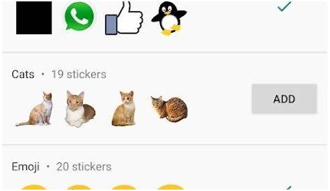 Stickers in WhatsApp for Android we tested the seven