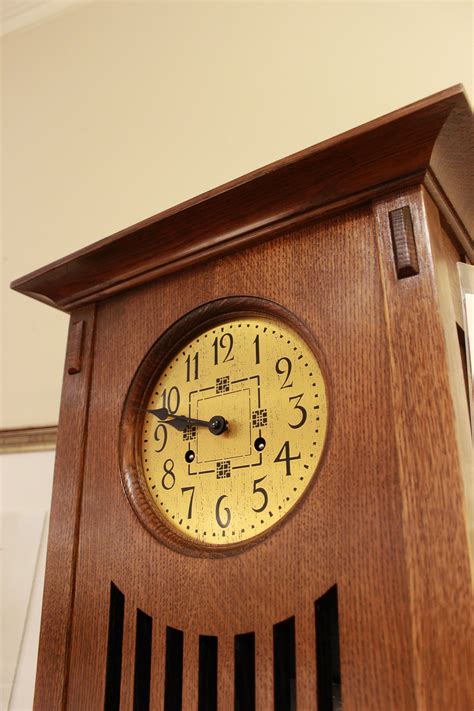 Gustav Stickley Mantel Clock SOLD Dalton's American Decorative Arts