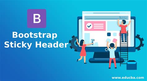 sticky header in bootstrap