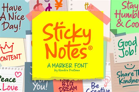 Sticky Notes Font