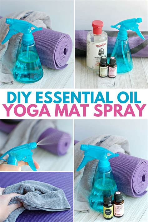 sticky yoga mat spray