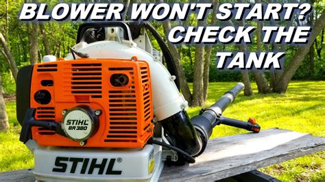 Stihl Br340 Backpack Blower Won T Start