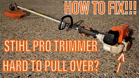 Stihl String Trimmer Hard To Start