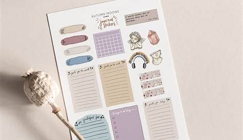 Aesthetic Printable Stickers For Journal Portal Tutorials