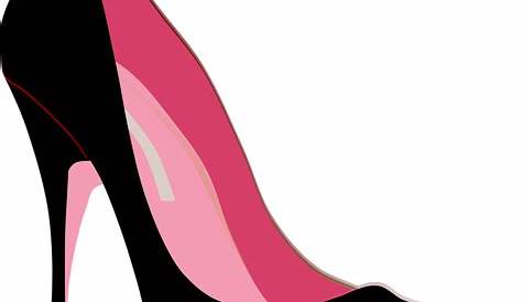 Shoes with stiletto heel icon in black style Vector Image