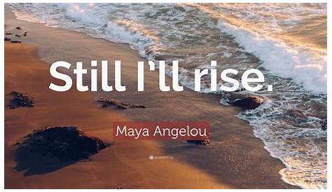 Maya Angelou And Still I Rise Hardcover Shop Pbs Org
