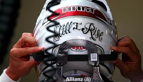 Still I Rise Lewis Hamilton Helmet
