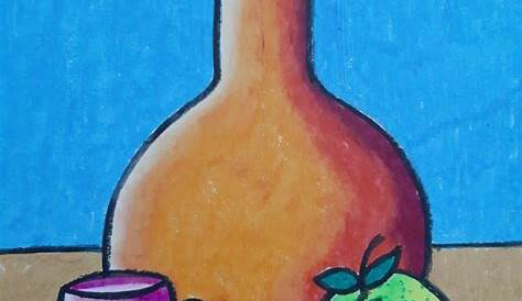 Still Life Drawing For Kids Easy s / Oil Pastel