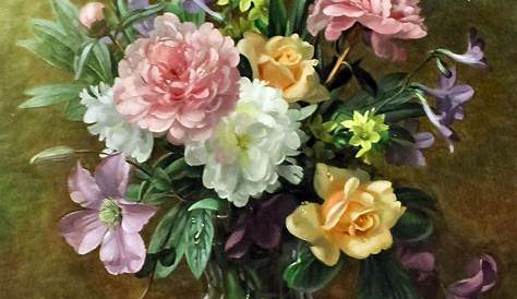 Still Life Painting Of Flowers In A Vase Wang Fine rt White Flower ,