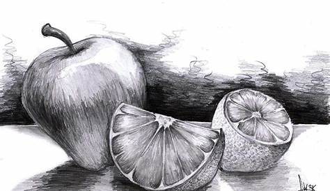 To You...From My Easel Black and White Apples Still