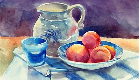 Still Life Watercolor Painting Images 42x30 Cm Artfinder
