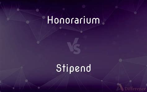 Stipend vs Honorarium