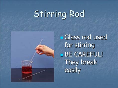 Stirring Rod Important Functions
