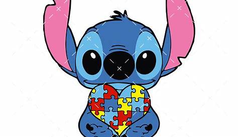 #stitch #cute #love #heartcrown #hearts #heart - Stitch With Heart