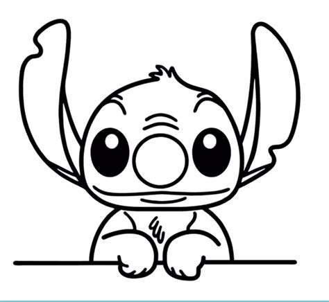 stitch drawing outline