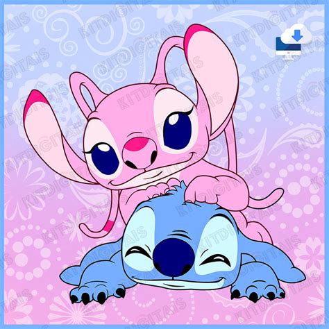 Stitch Pink And Blue, Cliparts & Cartoons Jing.fm
