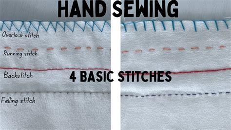 stitching by hand
