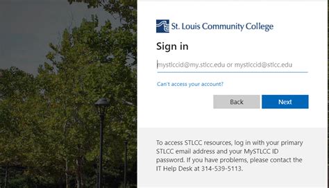 stlcc email login for staff