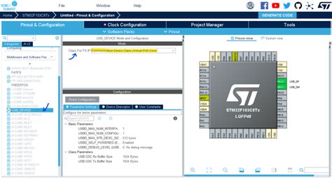 Stm32 Hal Usb Virtual Com Port Example
