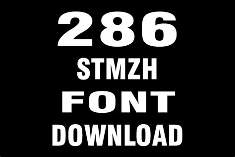 stmzh font family download