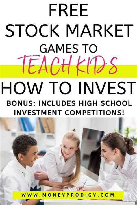 stock market games for kids with real money