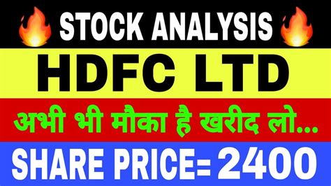 stock price of hdfc ltd