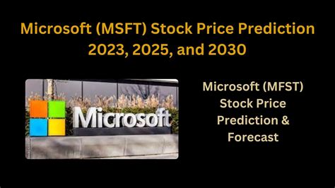 stock price prediction 2025 msft
