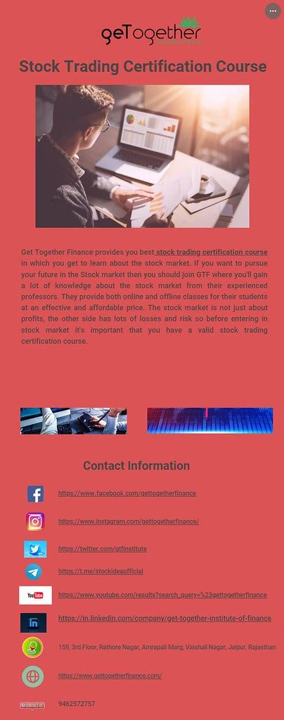 stock trading certification course