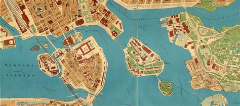 19381940 års karta över Stockholm, 6 blad Stockholmskällan