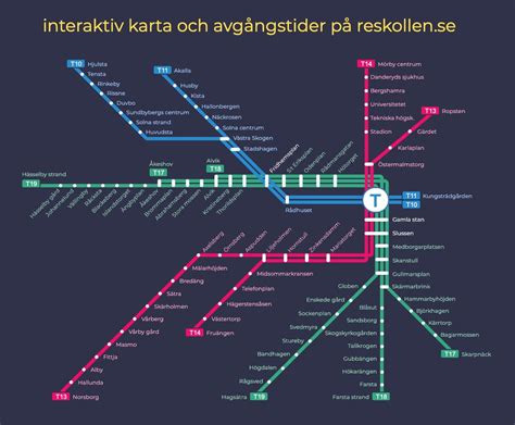 Tbana karta Stockholm t karta (Södermanland och Uppland, Sverige)
