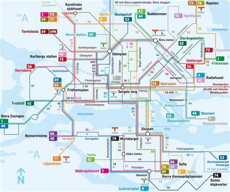Stockholm Busstrafik Karta Karta 2020