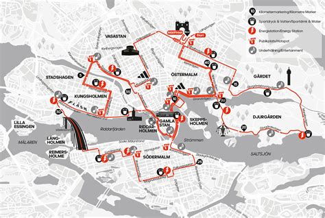 Stockholm Marathon Karta över Banan Karta 2020