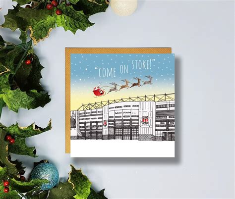 stoke city badge christmas