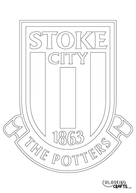 stoke city badge outline