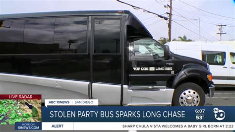 stolen party bus