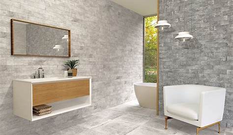Zafra Gris Grey Natural Stone Brick Effect Tiles 34 x 50cm Brick