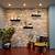 stone tile accent wall