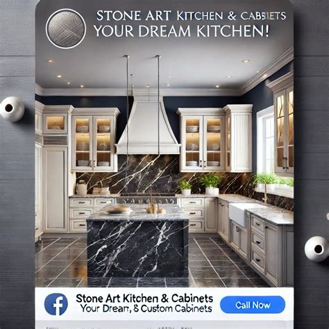 Stone Art Kitchen Cabinets