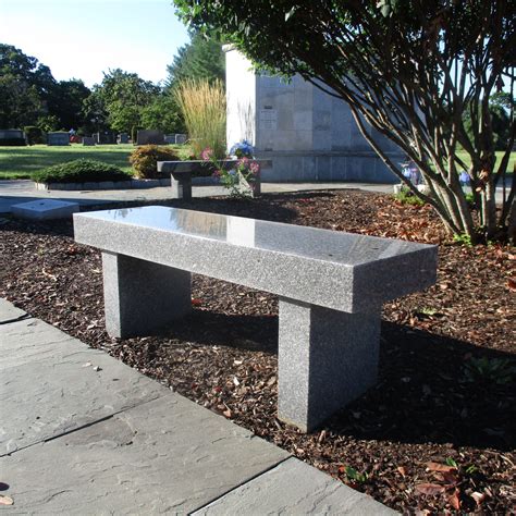 stone benches for cemetery