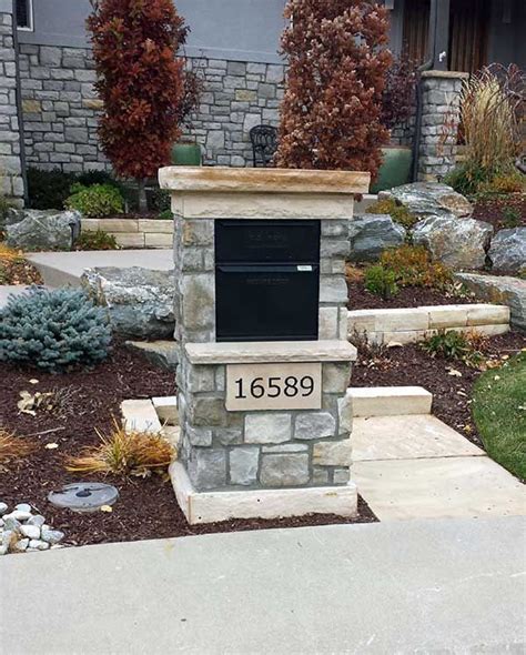 Stone Mailbox Design Ideas