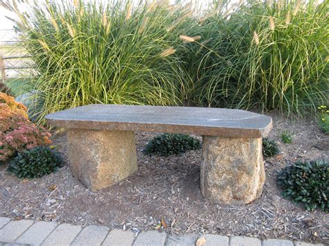 Stone Outdoor Bench