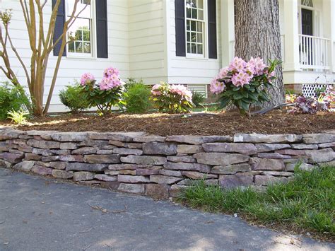 Stone Wall Landscape Design Ideas