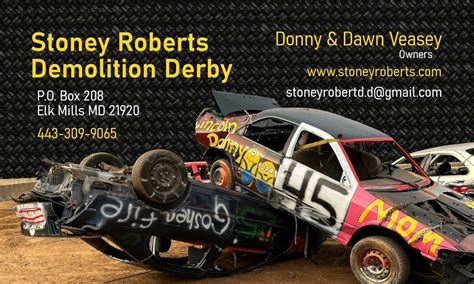 Stoney Roberts Demolition Derby Rules