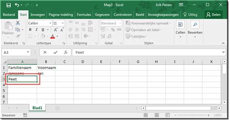Stop celbewerking in Excel