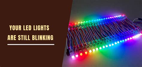 Stop Led String Lights From Blinking