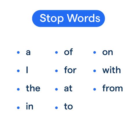 stop words list python