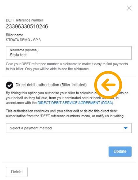 stopping direct debit
