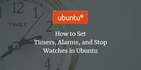 Stopwatch Application For Ubuntu