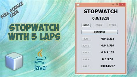 Stopwatch Class Java